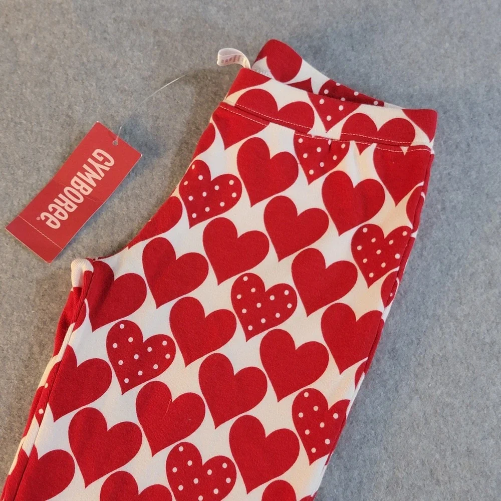 NWT Gymboree 2010 Valentines Day ❤️ Heart Knit Pants - Little Girls Size 6